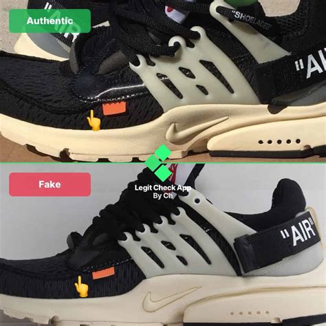 how to tell fake nike presto|real vs fake off white presto.